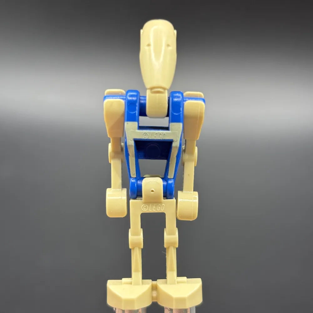 Battle Droid Pilot - Blue Torso with Tan Insignia, Angled Arms