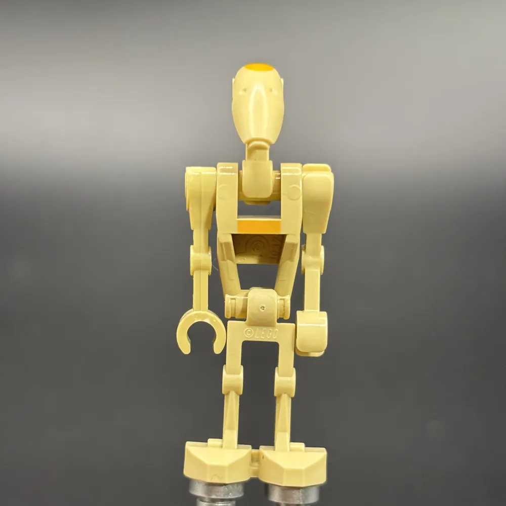 Battle Droid Commander - Tan with Line, Angled Arms