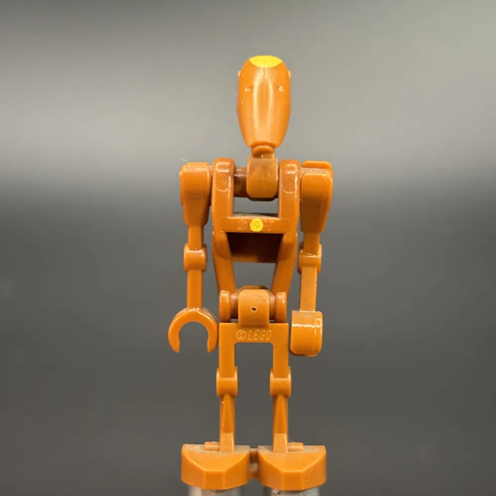 Battle Droid Commander - Dark Orange with Dot, Angled Arm and Straight Arm
