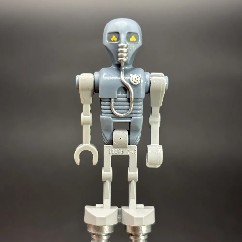 2-1B Medical Droid - Dotted Badge Pattern (Sand Blue), Dark Bluish Gray Legs