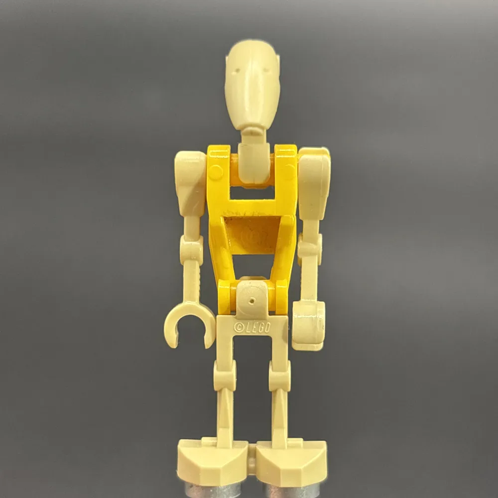 Battle Droid Commander - Yellow Torso, Angled Arm and Straight Arm