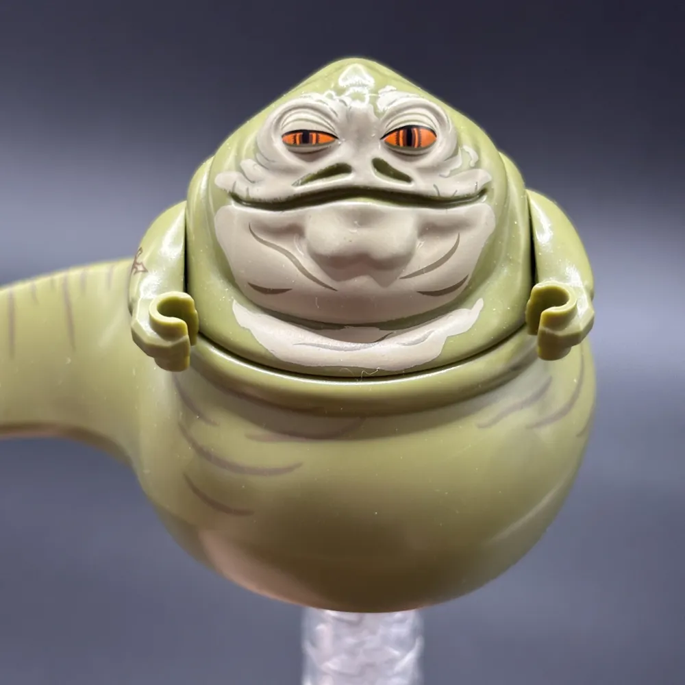 Jabba the Hutt - Olive Green, Tan Face, Dark Bluish Gray Wrinkles