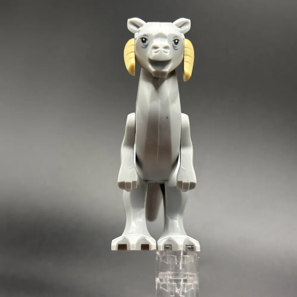 Jabba the Hutt - Olive Green, Tan Face, Dark Bluish Gray Wrinkles