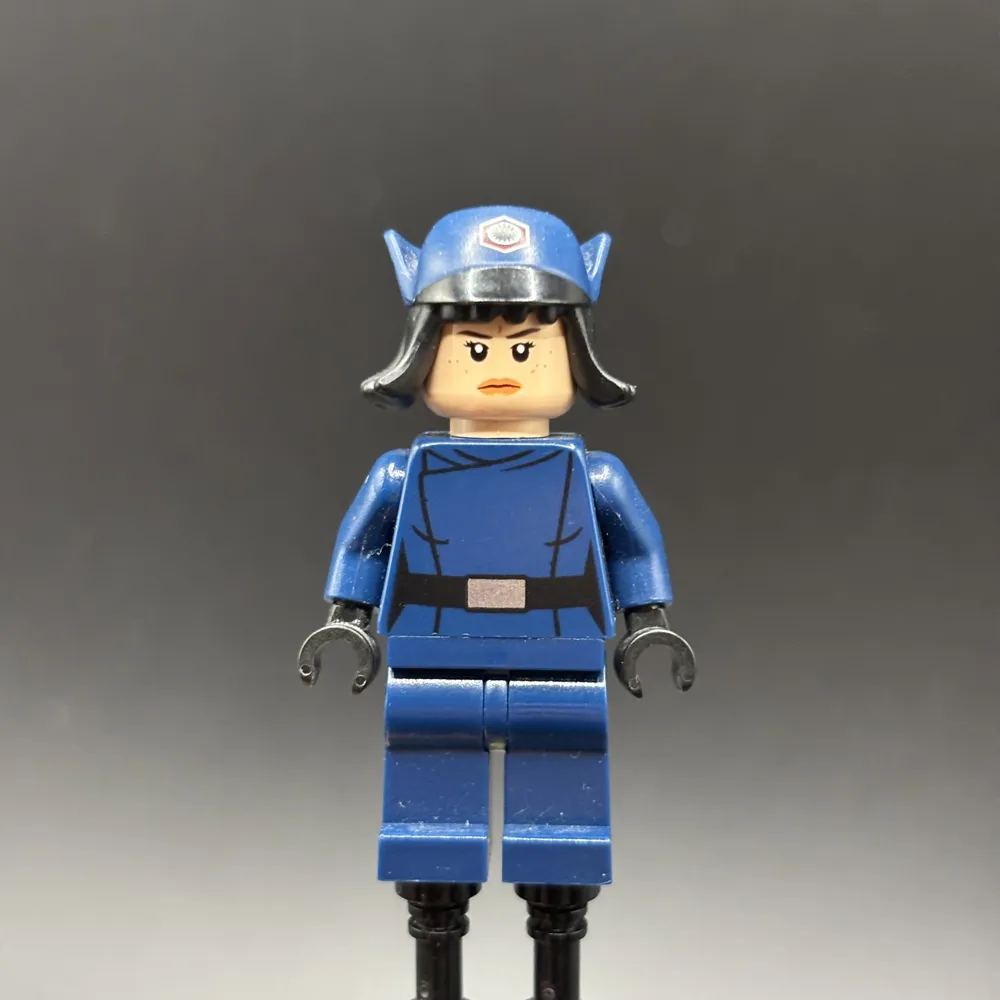 Rose Tico - Dark Blue First Order Officer Disguise, Hat with Hair