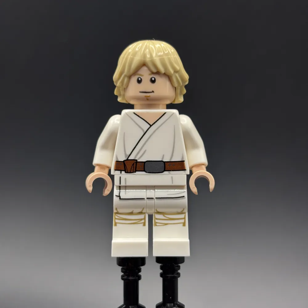 Luke Skywalker (Tatooine, White Legs, Stern / Smile Face Print)