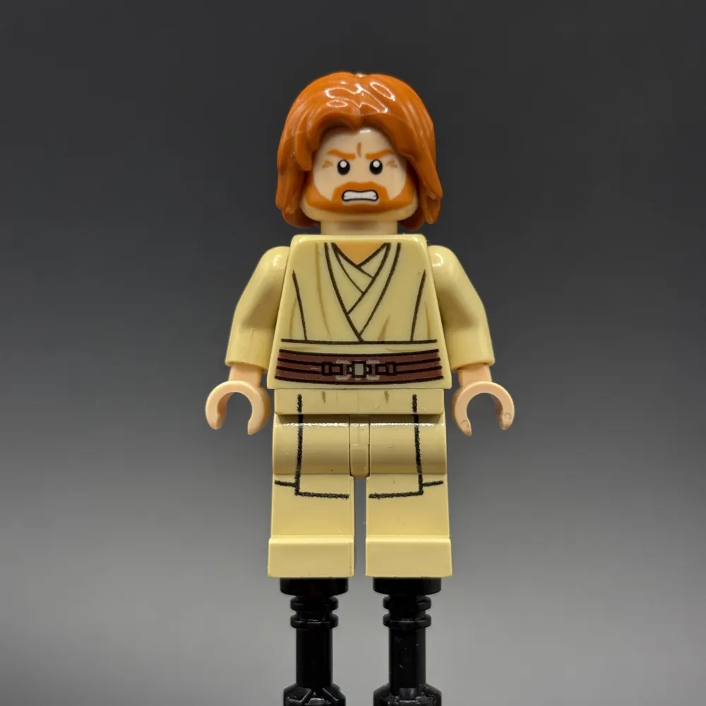 Obi-Wan Kenobi (Mid-Length Tousled with Center Part Hair)