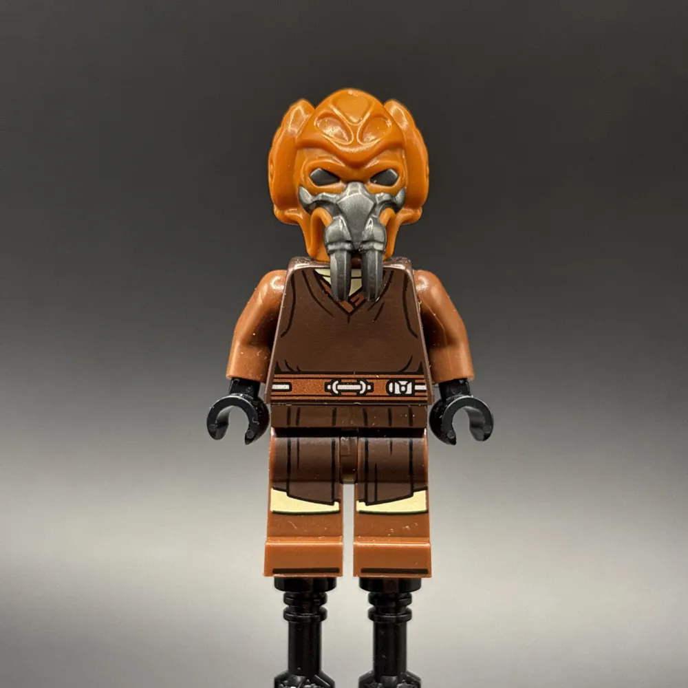 Plo Koon - Dark Brown Robe, Tan Shirt, Printed Legs