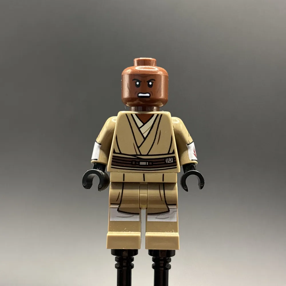 Mace Windu (Dark Tan Legs, Open Mouth, Printed Arms)