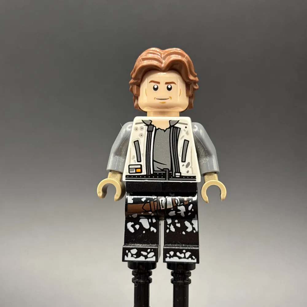 Han Solo, White Jacket, Black Legs with Dirt Stains