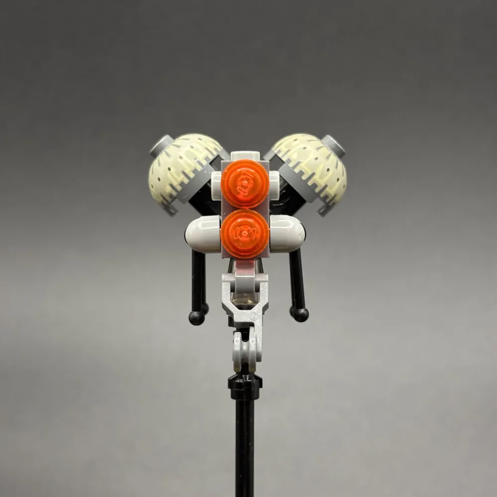 Buzz Droid - Dark Bluish Gray Dome Tops, Zipline Handle