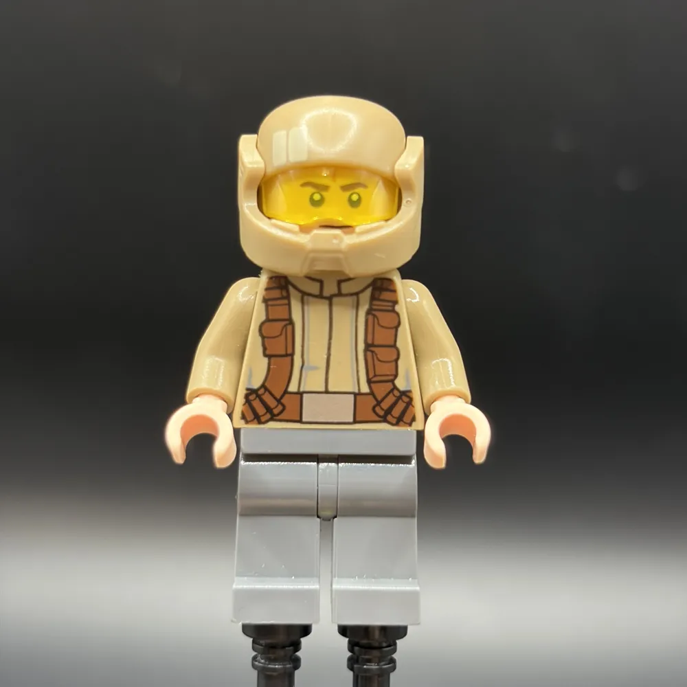 Resistance Trooper - Dark Tan Jacket, Frown, Furrowed Eyebrows