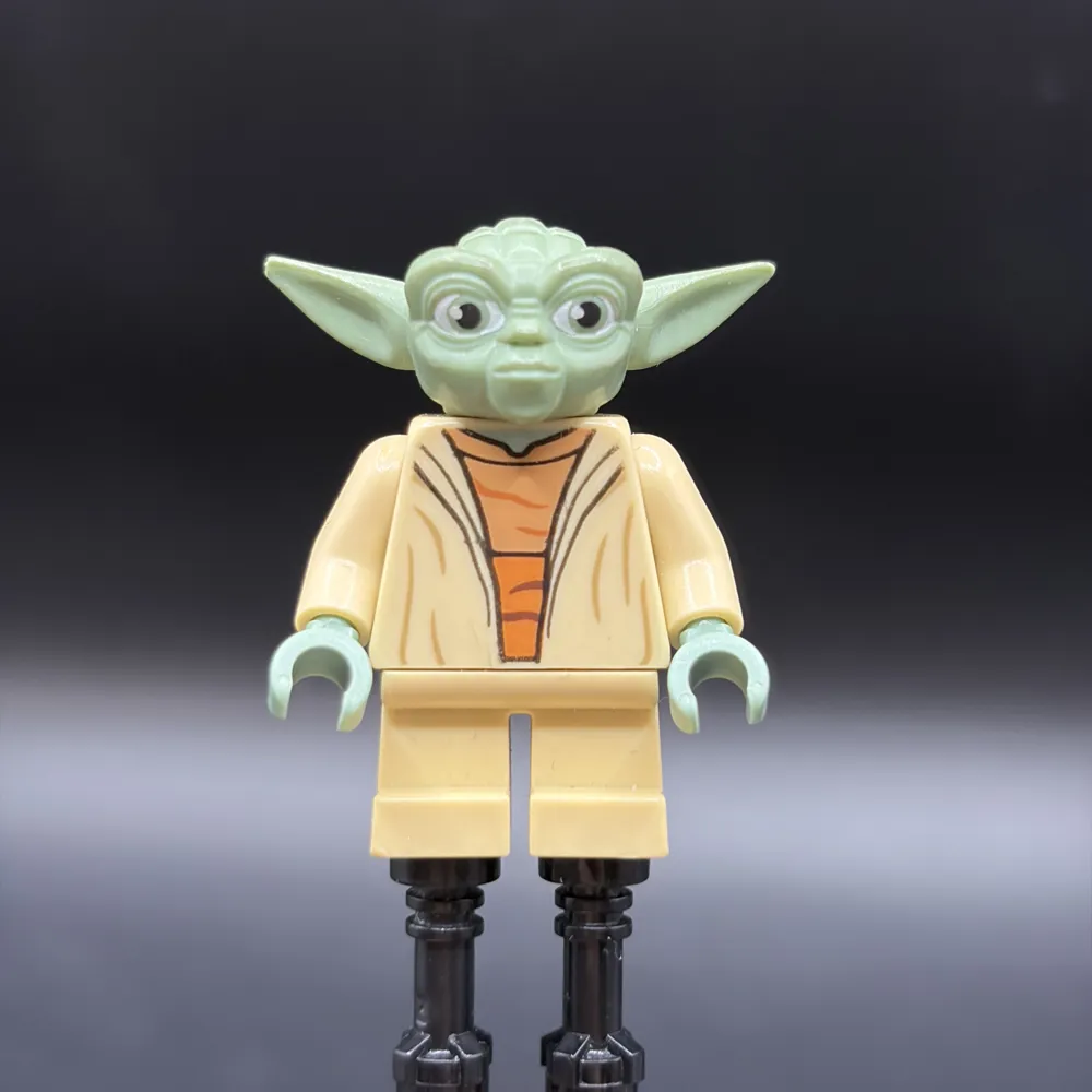 Yoda - Clone Wars, White Hair, Torso with Back Print