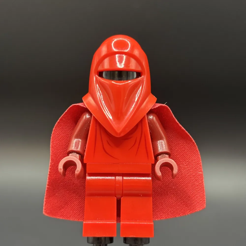 Imperial Royal Guard - Dark Red Arms and Hands, Starched Fabric Cape