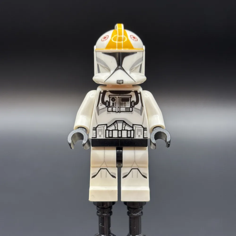 Clone Trooper Pilot (Phase 1) - Bright Light Orange Markings, Scowl