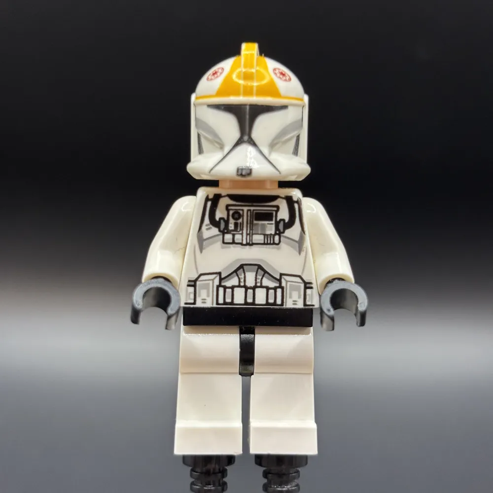 Clone Trooper Pilot (Phase 1) - Bright Light Orange Markings, Scowl