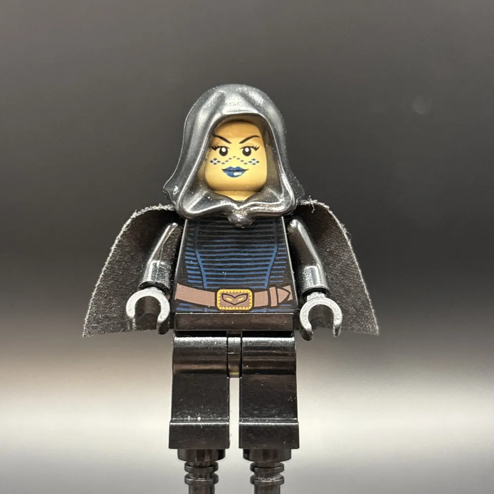 Barriss Offee - Black Cape, Hood and Legs