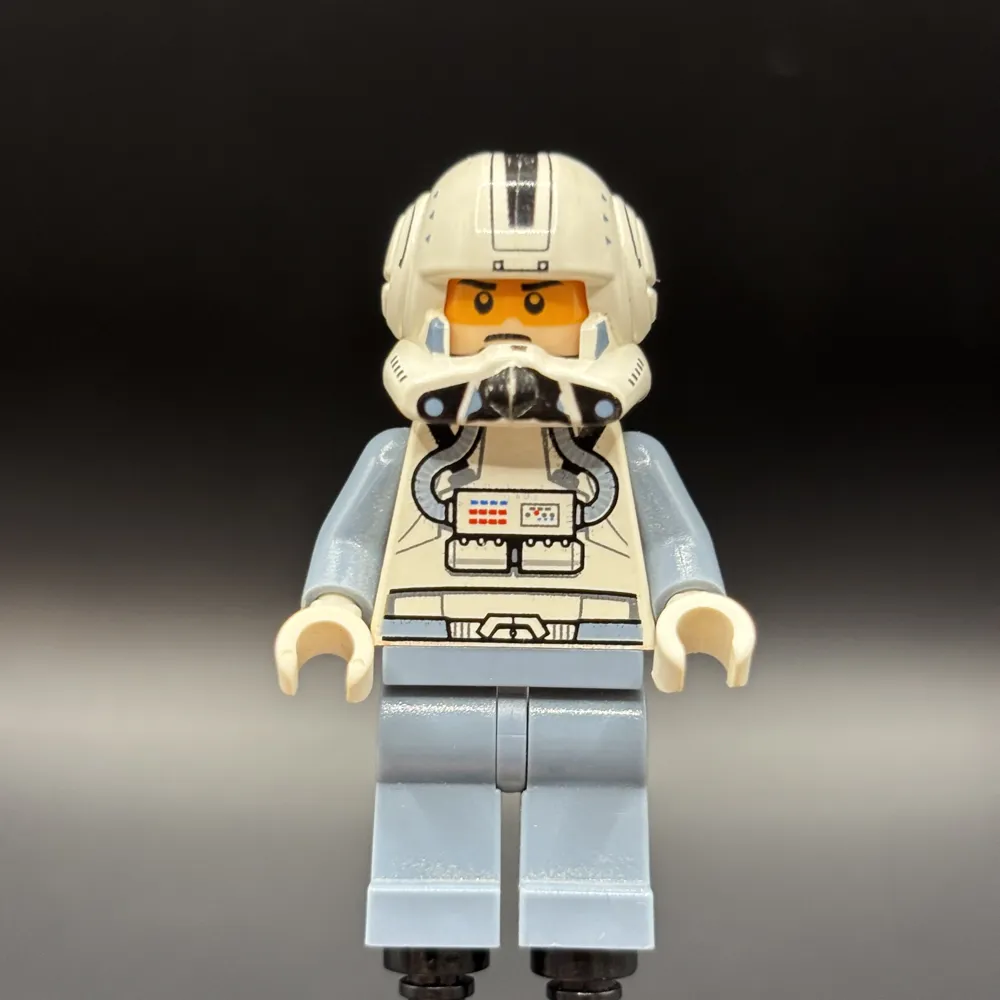 Clone Trooper Pilot (Phase 2) - Sand Blue Arms and Legs, Frown