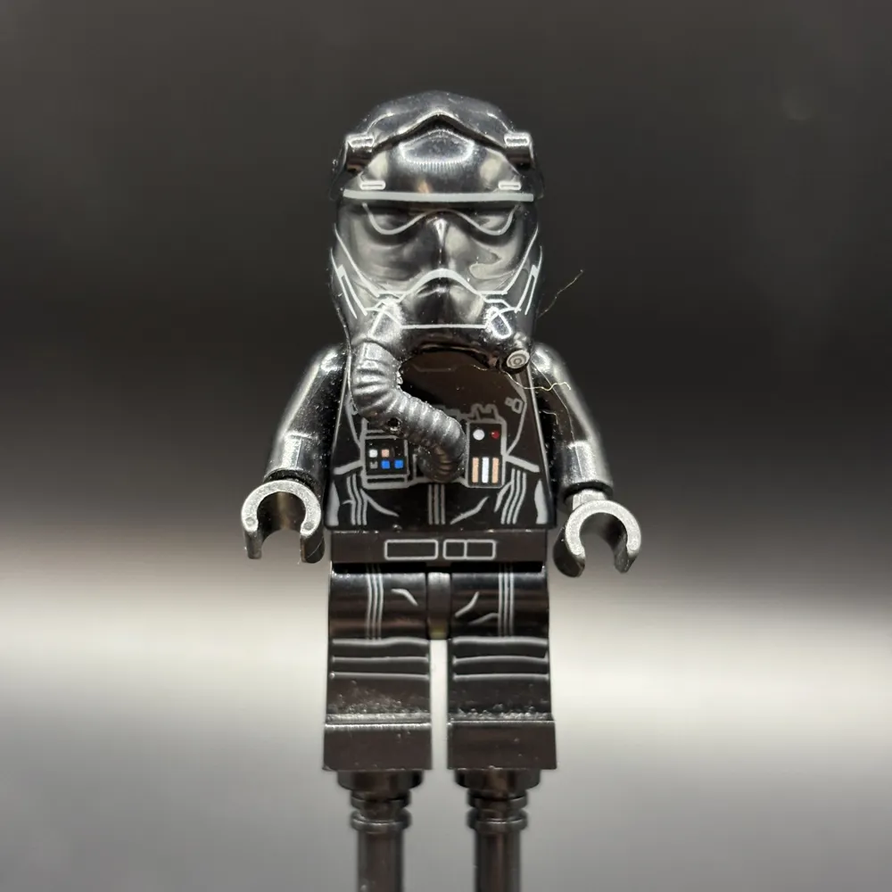First Order TIE Fighter Pilot, Two White Lines on Helmet