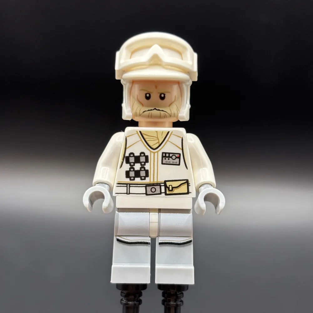 Hoth Rebel Trooper White Uniform (Tan Beard, without Backpack)