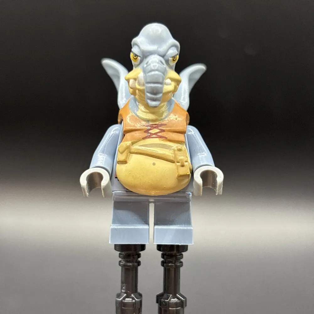 Watto - Printed Head, Dark Bluish Gray Hands