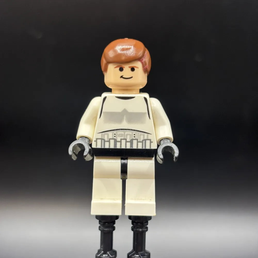 Han Solo - Stormtrooper Outfit, Plain Legs, Black Eyes