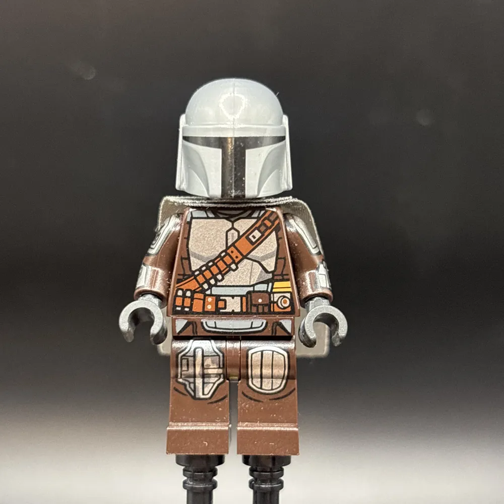 The Mandalorian / Din Djarin / 'Mando' - Silver Beskar Armor, Cape, Plain Head