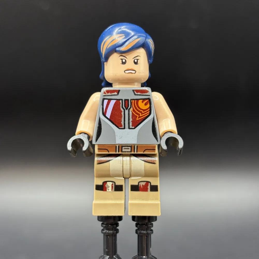 Sabine Wren - Dark Blue Hair with Orange Highlights