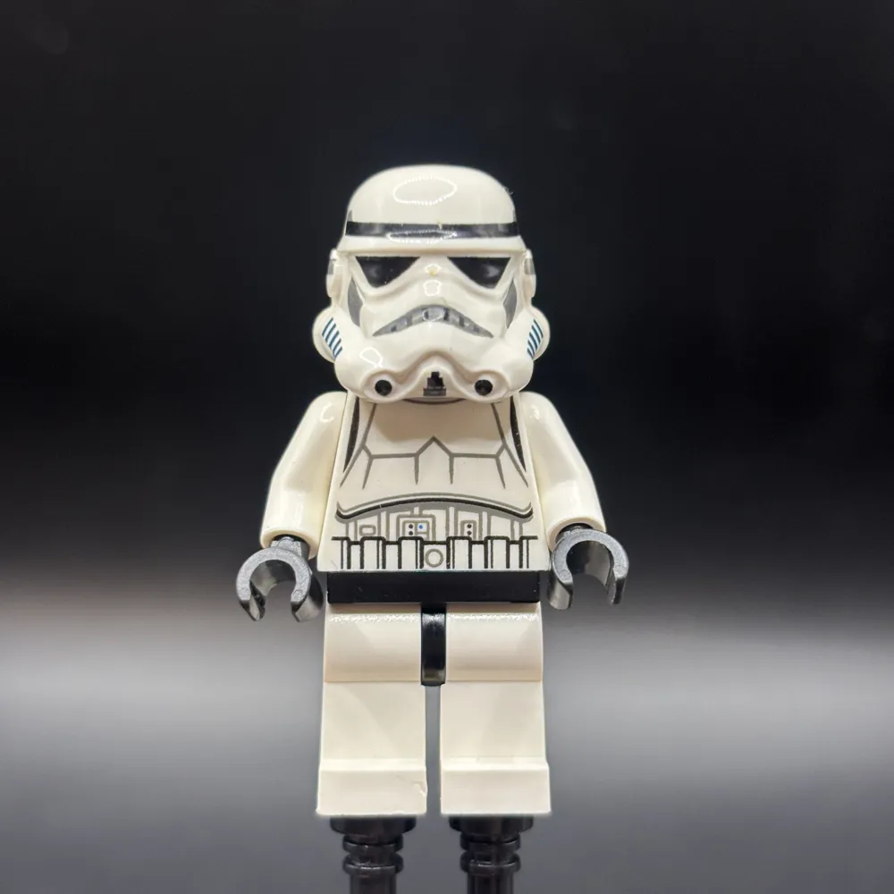 Imperial Stormtrooper - Printed Black Head, Dotted Mouth Helmet, Detailed Armor