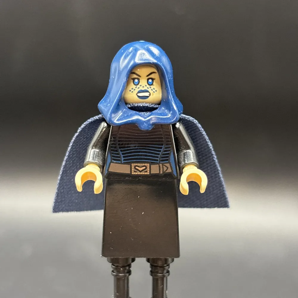 Barriss Offee - Dark Blue Cape and Hood, Black Skirt