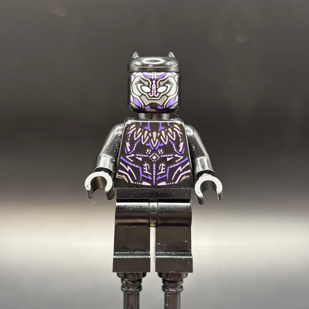 Black Panther - Dark Purple and Lavender Highlights